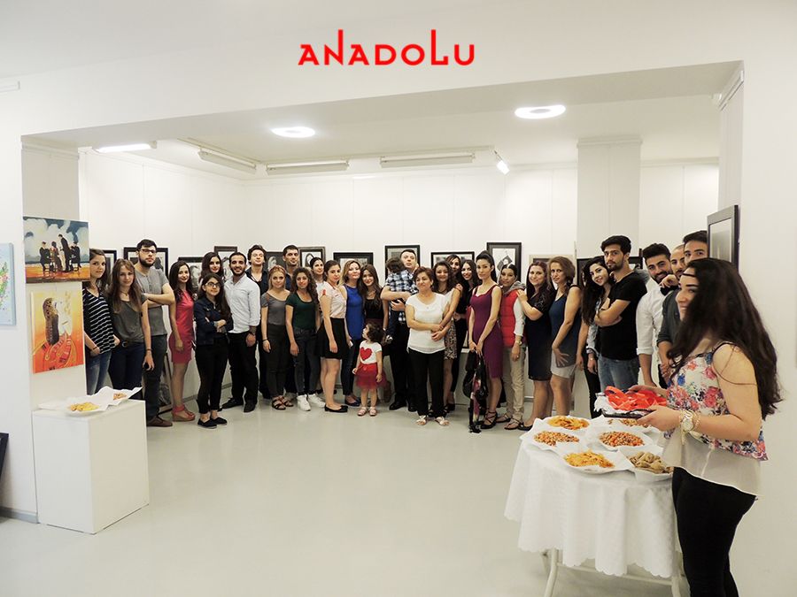 Anadolu Güzel Sanatlarda Sergi Açılışı Çanakkalede