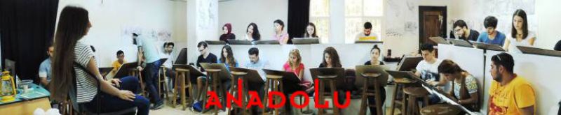 Anadolu Sanat Çizim Atölyesinde Çanakkalede