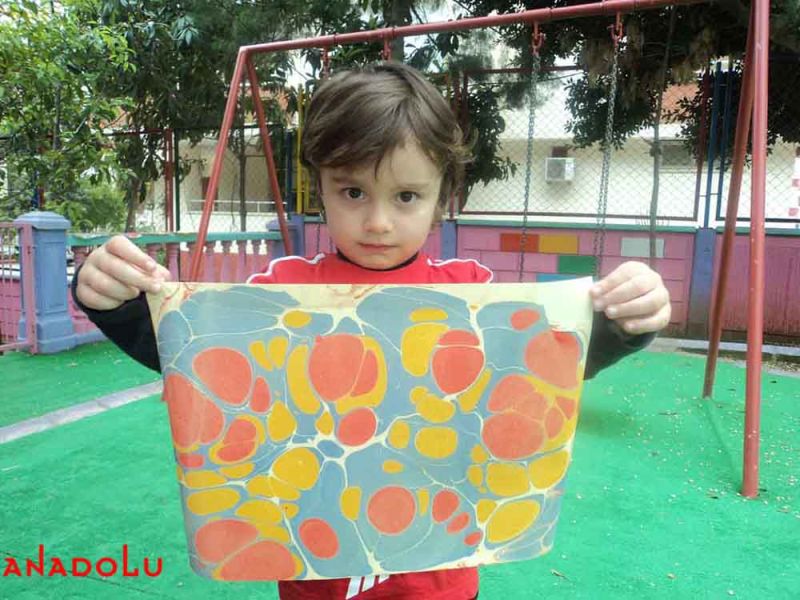 Çocuklar İçin Ebru Kursları Çanakkalede