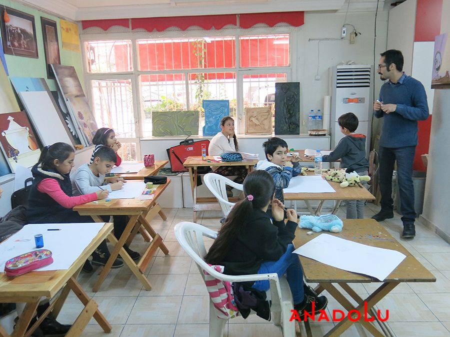 Çocuklarla Karakalem Kursları Çanakkalede