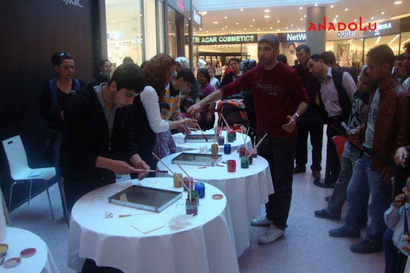 Ebru Gösterisi Çanakkalede