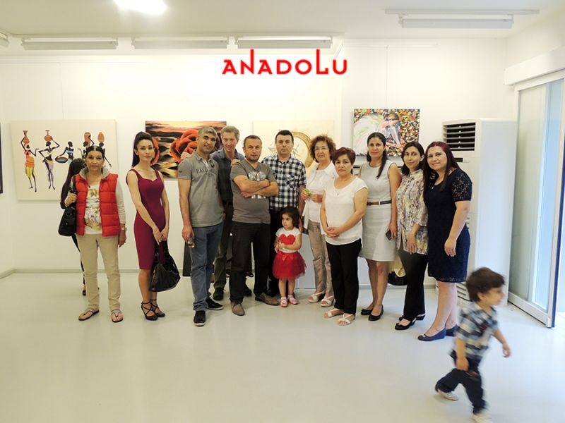 Çanakkalede Yağlıboya Resim Sergisinde