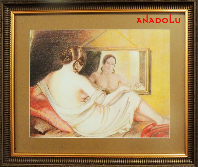 Kuru Boya Nü Çalışmaları Çanakkalede