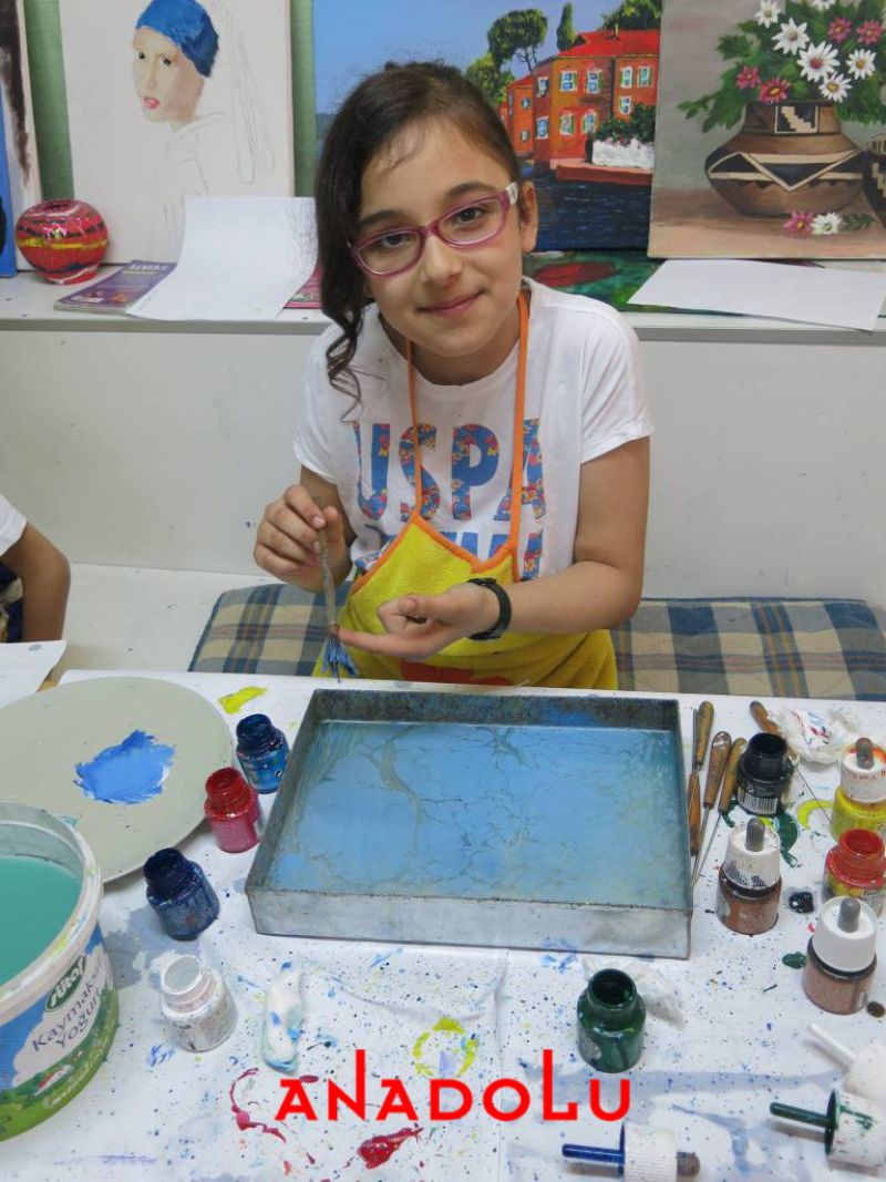 Çanakkalede Çocuklar İçin Özel Ebru Kursları