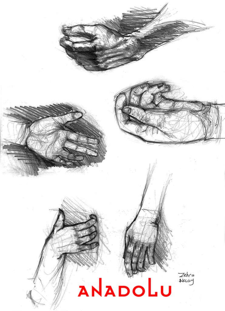 Karakalem El Çizim Çalışmaları Çanakkalede