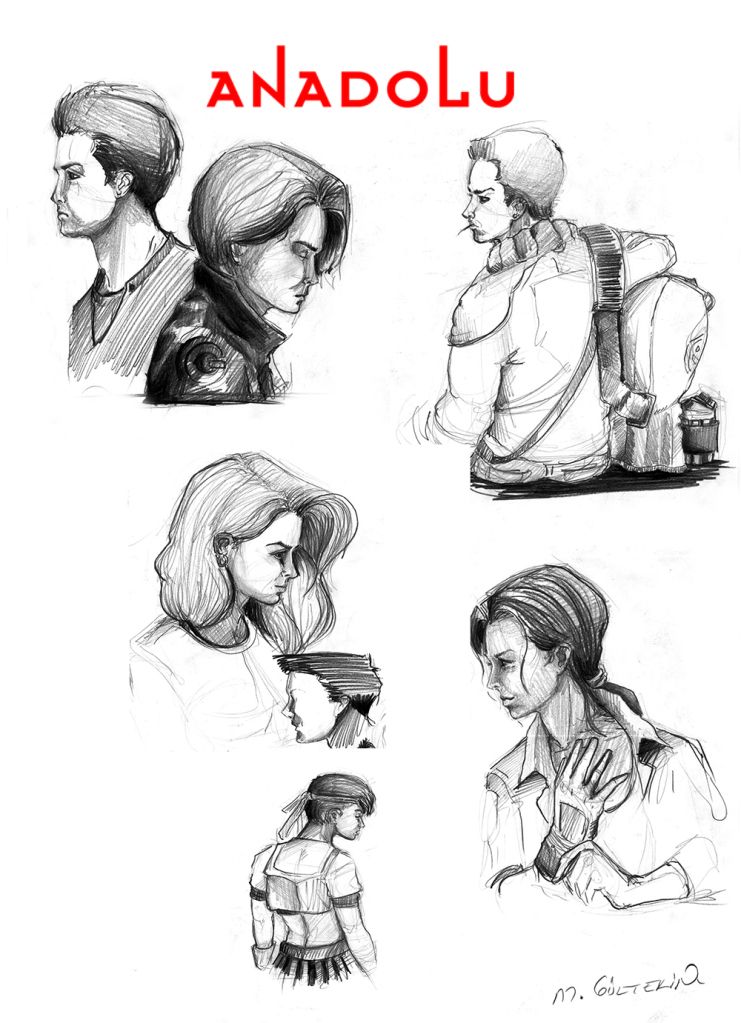 Karakalem Çizim Görselleri Çanakkalede