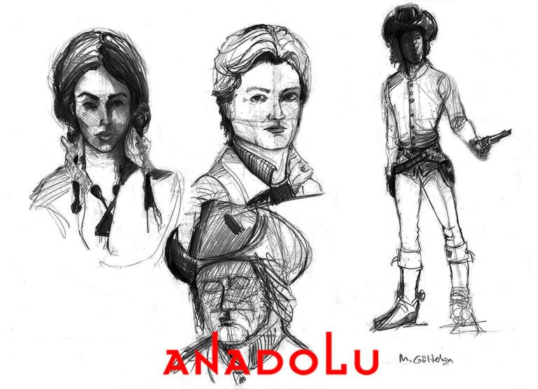 Karakalem Portre Çizimleri Çanakkalede